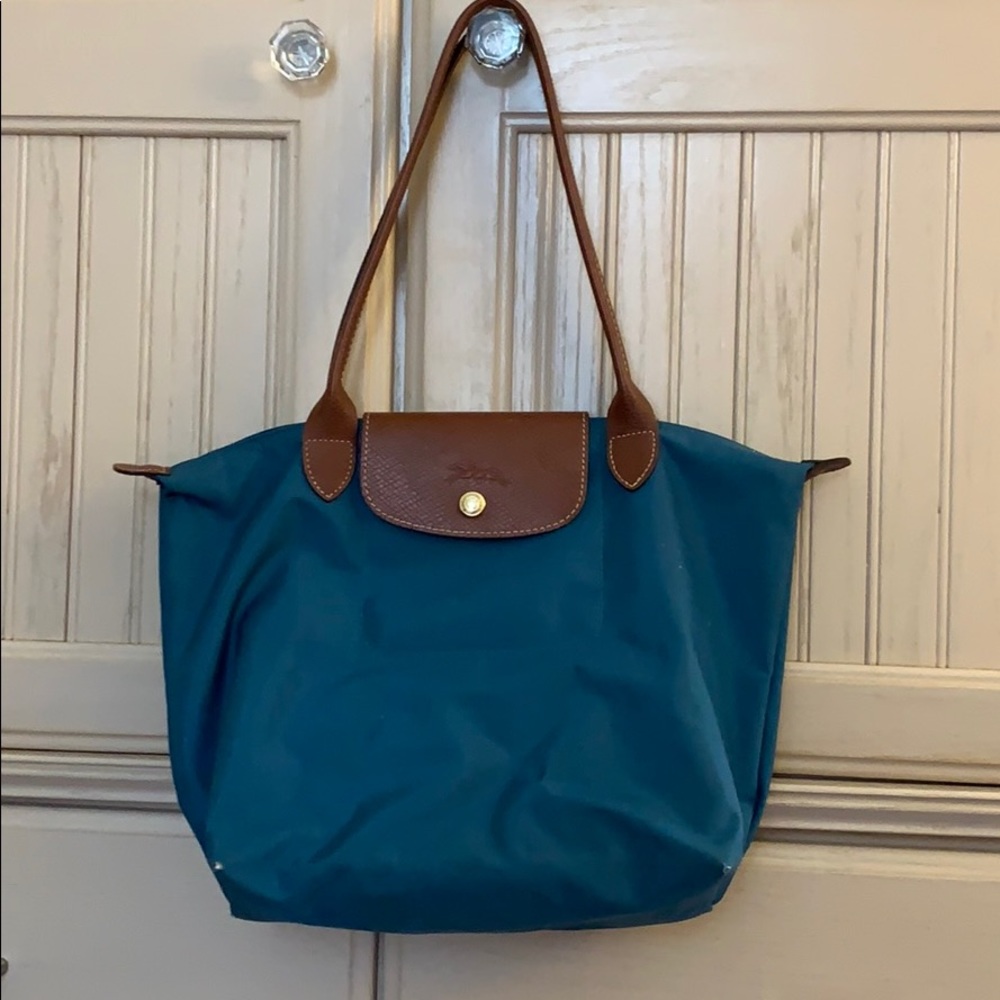 Blue Longchamp bag